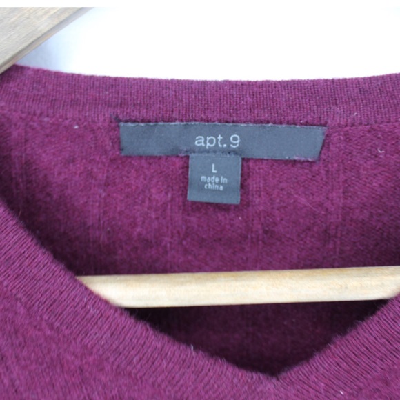 Men’s 100% Cashmere Sweater by Apt. 9 - Picture 2 of 5